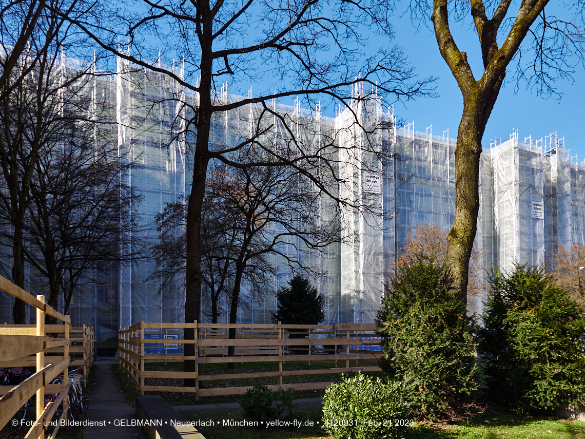 21.02.2023 -  Mega-Sanierung in der Kurt-Eisner-Straße in Neuperlach